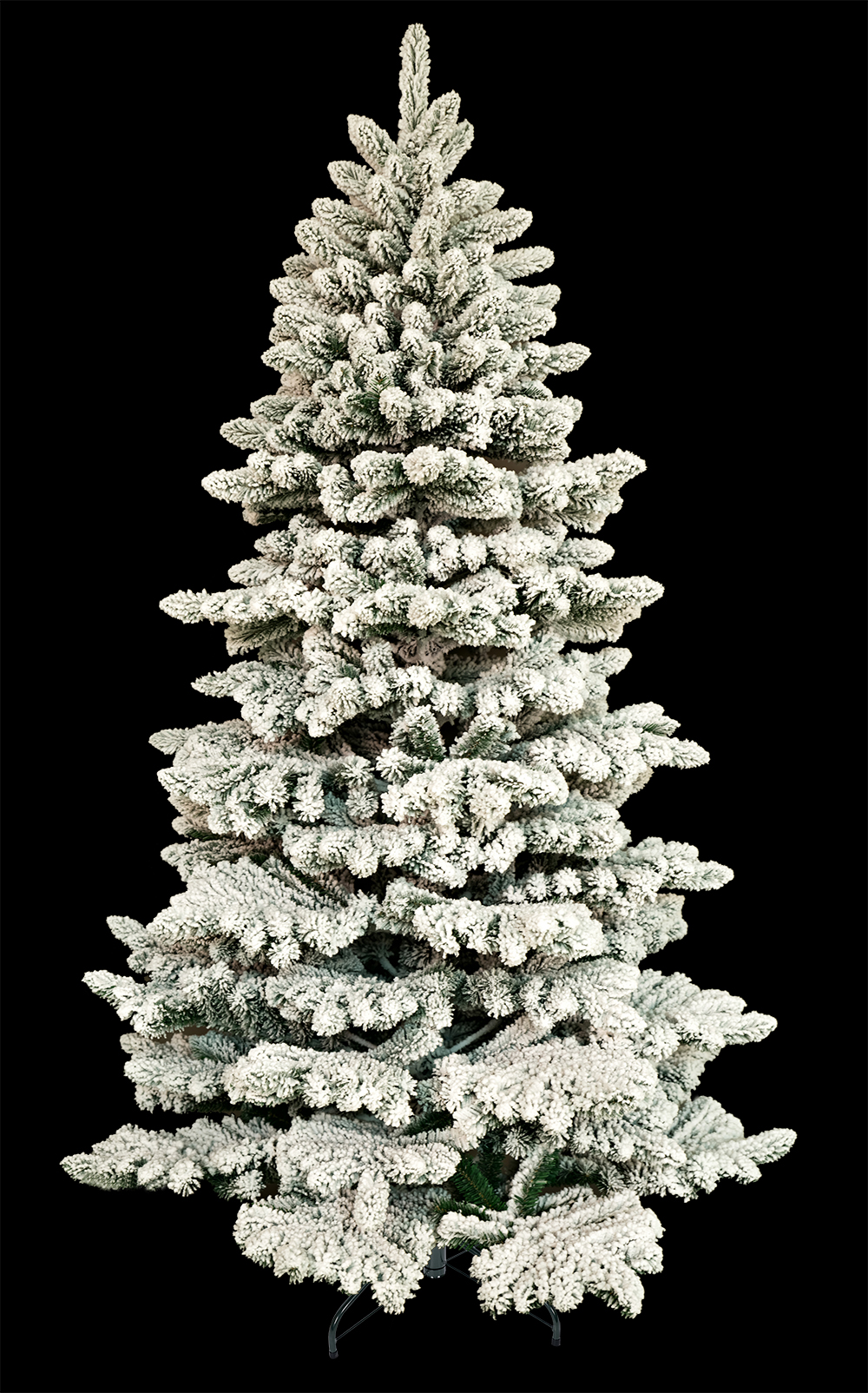 m-k snowy christmas tree
